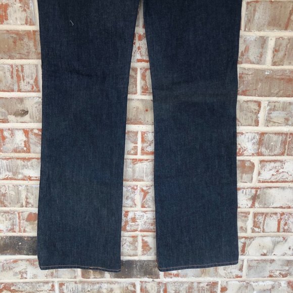 NWOT 7 For All Mankind Dark Rinse Bootcut Jeans 28 - Picture 8 of 11